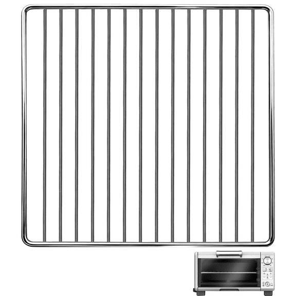 GCQ Wire Rack for Breville BOV450XL Mini Smart Countertop Oven and Toaster Oven, 11.5''×10.3'' Stainless Steel Cooling Rack Accessories Replacement Parts Grill Racks Baking Rack, Dishwasher safe
