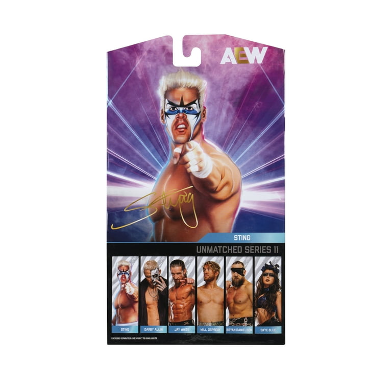 AEW Unmatched Luminaries Sting 6-inch Figure with Alternate Head