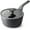 Black Sesame, variant on Nonstick Saucepan with Lid, 2 Quart Ceramic Sauce Pan, Non Toxic Sauce Pot with Pour Spouts for Multipurpose Use