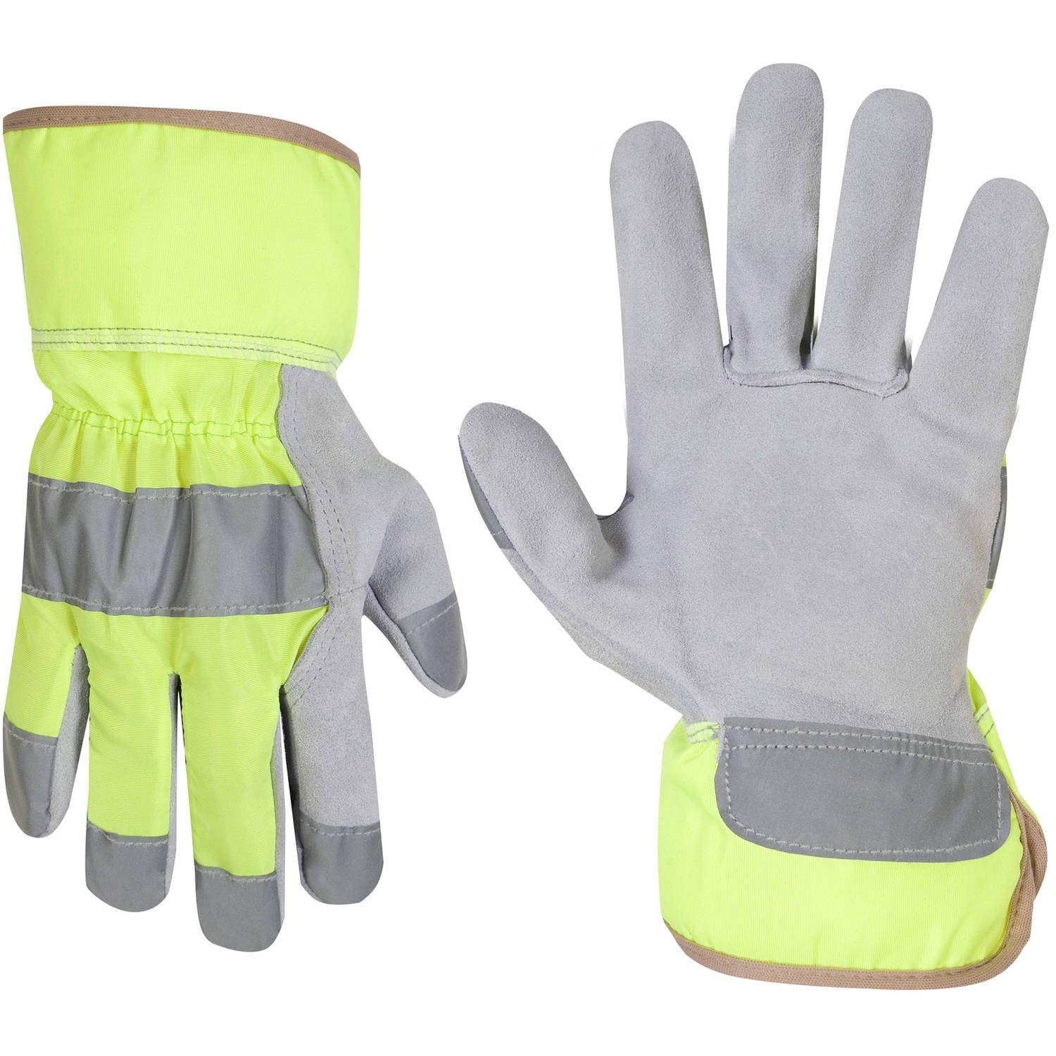 CLC Work Gear 2150L Large HiViz Safety Cuff Work Gloves