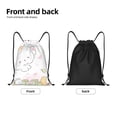thumbnail image 5 of Saiise Sanrio Print Drawstring Backpack String Bag Sackpack Cinch Water Resistant for Gym Shopping Sport Yoga, 5 of 9