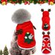 thumbnail image 1 of Ropa navideña para perros, abrigo para perros, disfraz para perros pequeños, disfraz navideño para perros, abrigo con capucha para mascotas de invierno, ropa para perros, ropa para mascotas (XS), 1 of 4