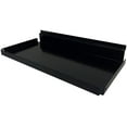 thumbnail image 3 of Metal Slatwall Shelf w/ .5" H Lip, 7.5" D x 15.5" L- Black, 1 Unit, 3 of 4