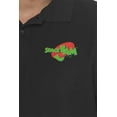 thumbnail image 5 of Space Jam Logo Cotton Polo Shirt, Black, Large, 5 of 6