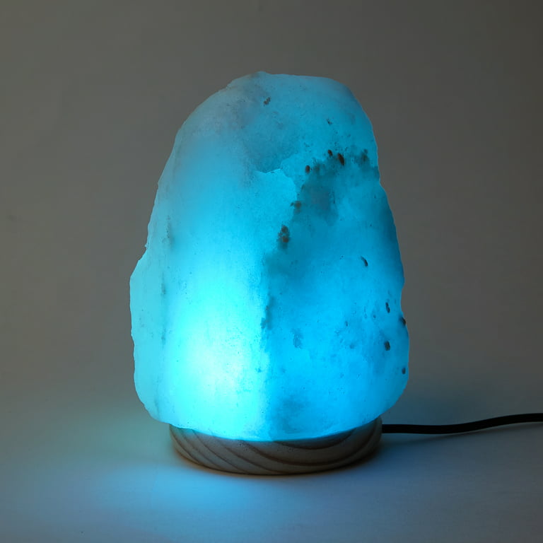 Himalayan Shop LED Color Changing USB with White Lamp Salt Cord
