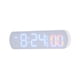 thumbnail image 2 of Reloj de pared LED, reloj electrónico de escritorio, reloj digital multifuncional moderno para Blanco y azul, 2 of 9