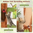 thumbnail image 4 of Spaco 90.5 Inch Tall Multifunctional Cat Tree with Private Condos, Cat Tree for Indoor Cats, Brown, 4 of 11