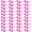 Peach, variant on 40 Pairs Rimless Shape Sunglasses Colorful Transparent Sunglasses Pentagram Glasses for Adult