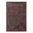 thumbnail image 3 of Superior Cardinal Vintage Washable Indoor Area Rug, 6' x 9', Red, 3 of 13