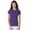 Purple, variant on Ladies' 6.1 oz., 100% Cotton T-Shirt CAROLINA BLUE 2XL