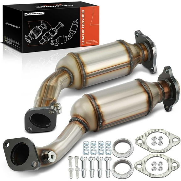 A-Premium Left and Right 2-PC Catalytic Converter Kit Direct-Fit Compatible with Cadillac CTS/STS 2008 2009 2010 2011 3.6L, EPA Compliant, Replace# 25939989