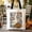 Black, variant on Boho Goose Halloween Pumpkin Tote Bag, Spooky Fall Floral Gift Shopper