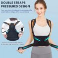thumbnail image 3 of Adjustable Posture Corrector Belt for Women and Men Back Support Belt Thoracic Back Brace Straightener, 3 of 4