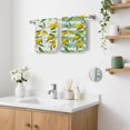 thumbnail image 3 of 2PCS Eucalyptus Leaf Sage Green Botanical Plants Hand Bath Towels,Waffle Weave Absorbent Kitchen Dish Towels Decorative Bathroom Towel for Bath Gym 16x24 inches, 3 of 7