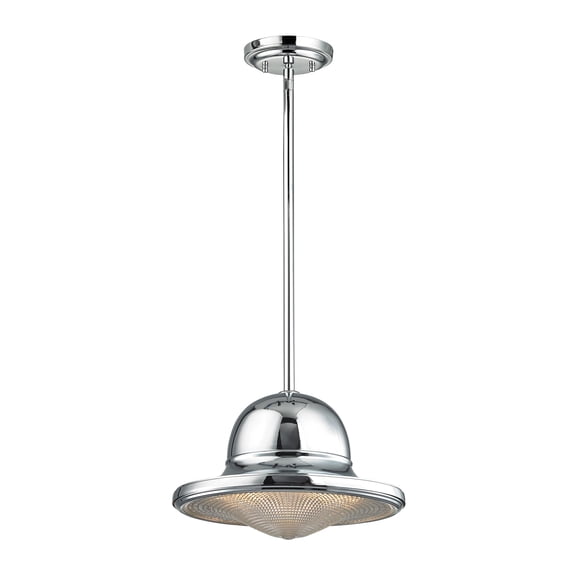 Elk Home 13-Inch Wide Urbano Pendant, Contemporary, Polished Chrome