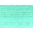 thumbnail image 1 of Ahgly Company Indoor Rectangle Solid Turquoise Blue Modern Area Rugs, 5' x 8', 1 of 4