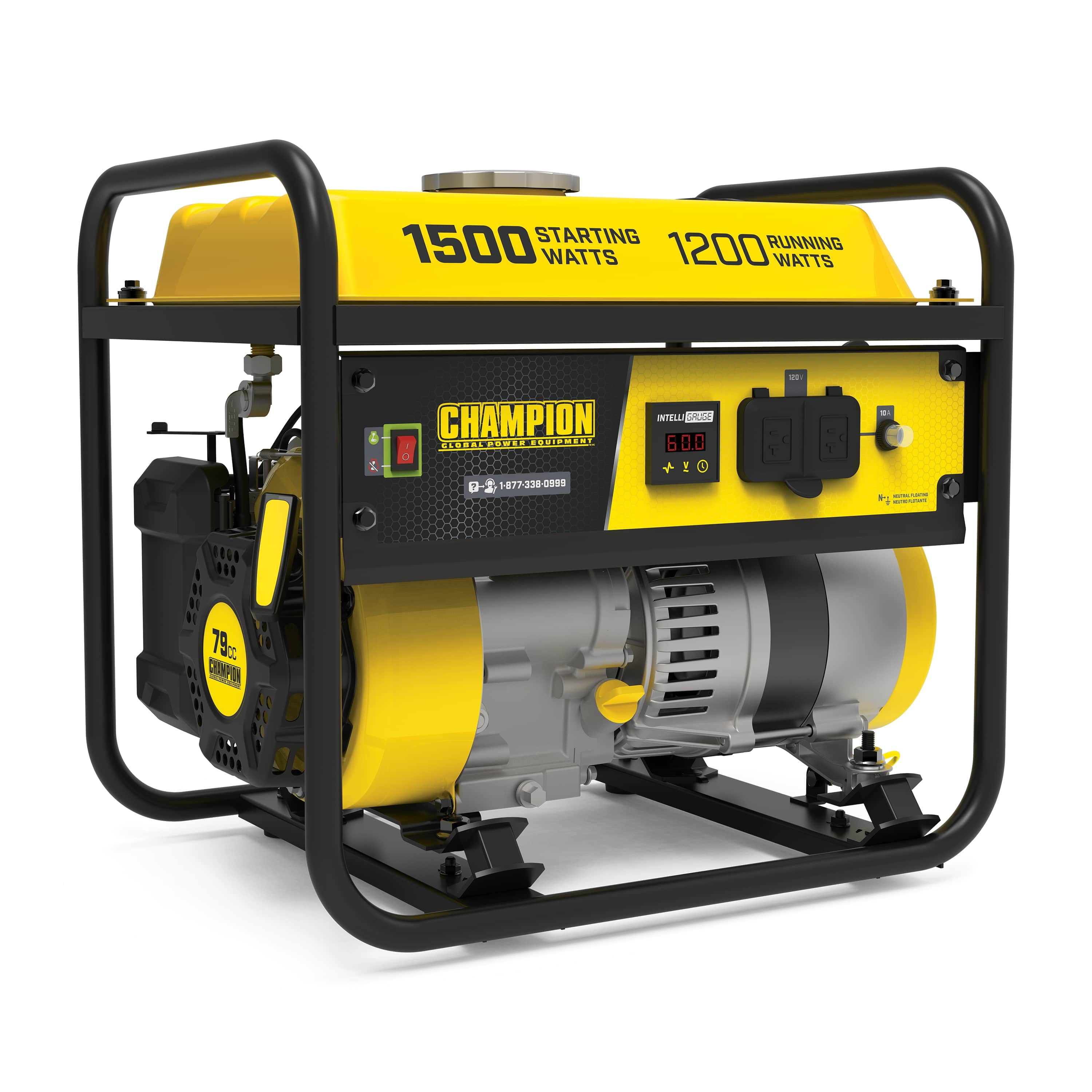 Champion Equipment 1500/1200 Watt Portable Generator - Walmart.com