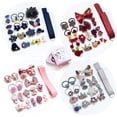 thumbnail image 2 of Kit d'Accessoires pour Cheveux pour Enfants 18 Pcs Barrettes Assorties avec Ruban, 2 of 7