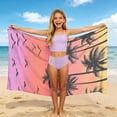 thumbnail image 2 of BLTIBY Beach Cover Ups Skirts for Girls Long Sarong Wraps Skirt Lightweight Swimsuit Coverup Skirt Stylish Bikini Cover Up Pink Free Size, 2 of 9