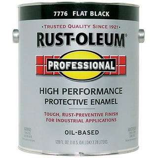 Rust-Oleum Professional 1 gal. High Performance Protective Enamel Gloss  Black Oil-Based Interior/Exterior Paint 7779402 - The Home Depot