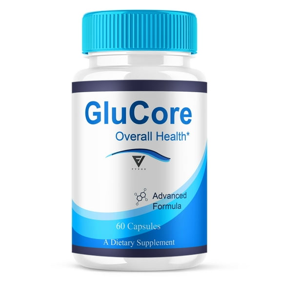 Glucore Blood Support Capsules, Glucore Daily Health and Wellness Supplement Formula (60 Capsules)