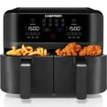 thumbnail image 1 of Chefman TurboFry Digital Touch Dual Basket Air Fryer, XL 8.5L (9-Quart), 1 of 8