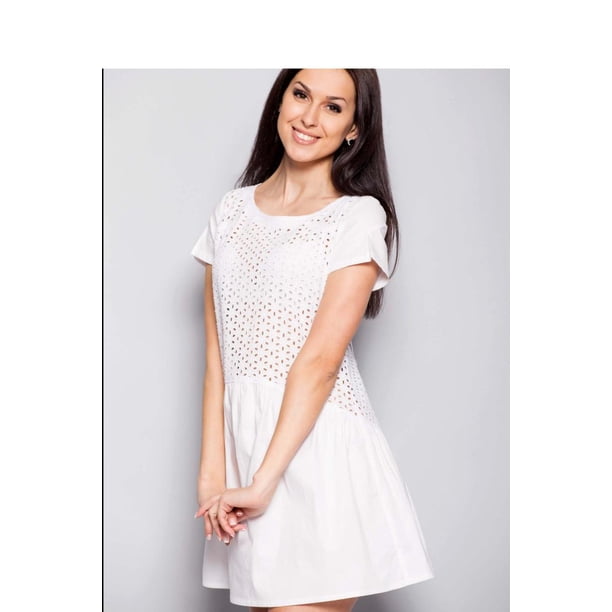 Mira Mod Women's White Day dress 40
