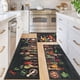 thumbnail image 1 of Juego de alfombras de cocina Vaukki Boho, 3 piezas, lavables para suelo, 1 of 9