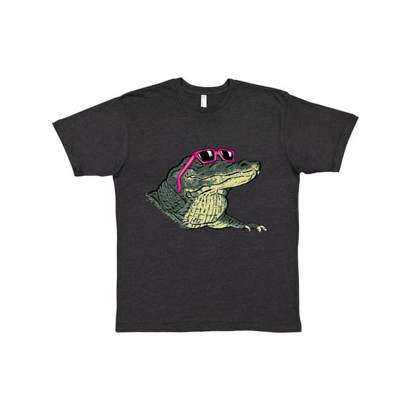 Inktastic Sunny Gator in Pink Sunglasses T-Shirt