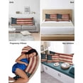 thumbnail image 5 of 4th of July Body Pillow Case Cover - Microfiber Bed Throw Pillow Covers, Independence Day Farmhouse American Flag Decorative Lumbar Pillow Cover with Envelope Closure for Sofa/Travel 20"x54", 5 of 6