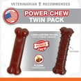 thumbnail image 3 of Nylabone Power Chew Basted Blast Dual Flavored Dog Chew Toys X-Small/Petite - Up to 15 Ibs. (2 Count), 3 of 15