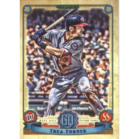2019 Topps Gypsy Queen #271 Trea Turner Washington Nationals Baseball (Best Page Turners 2019)