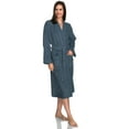 thumbnail image 4 of TowelSelections Women's Robe Turkish Cotton Soft Terry Kimono Bathrobe Small/Medium Flint Stone, 4 of 5