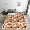 thumbnail image 5 of Pofeuu Hot Fresh Pizza Print Ultra-Soft Micro Fleece Blanket,for Bed Or Sofa,All Season Throw Blankets Flannel Blanket-60"x50", 5 of 7