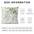 thumbnail image 5 of COMIO Floral Spring Pillow Covers Vintage Wild Flowers Decor Sage Green Throw Pillows Leaves Outdoor Farmhouse Wildflower Plant Decorative Cushion for Couch Bed Sofa, 5 of 5