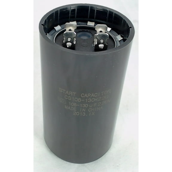 Start Capacitor, Round, 108-130 Mfd., 220 Volt, CS108-130X220