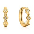 thumbnail image 1 of Aros de aro con brillo dorado shaofei Ear We Go de Ania Haie para mujer E023-01G, 1 of 4