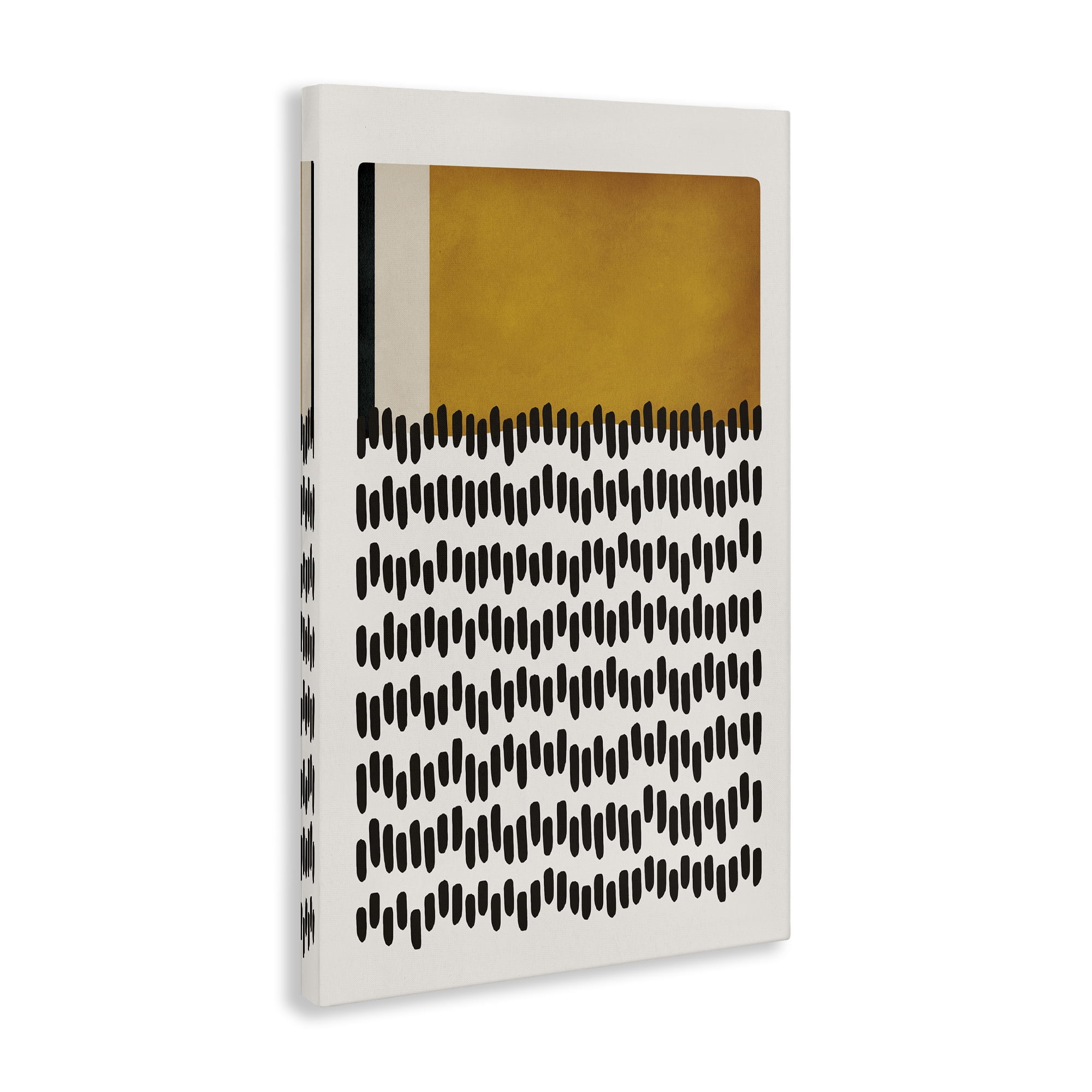 Stupell Industries Geometric Crosby Street Abstract Painting Gallery Wrapped Canvas Art Print Wall Art, 30 x 45