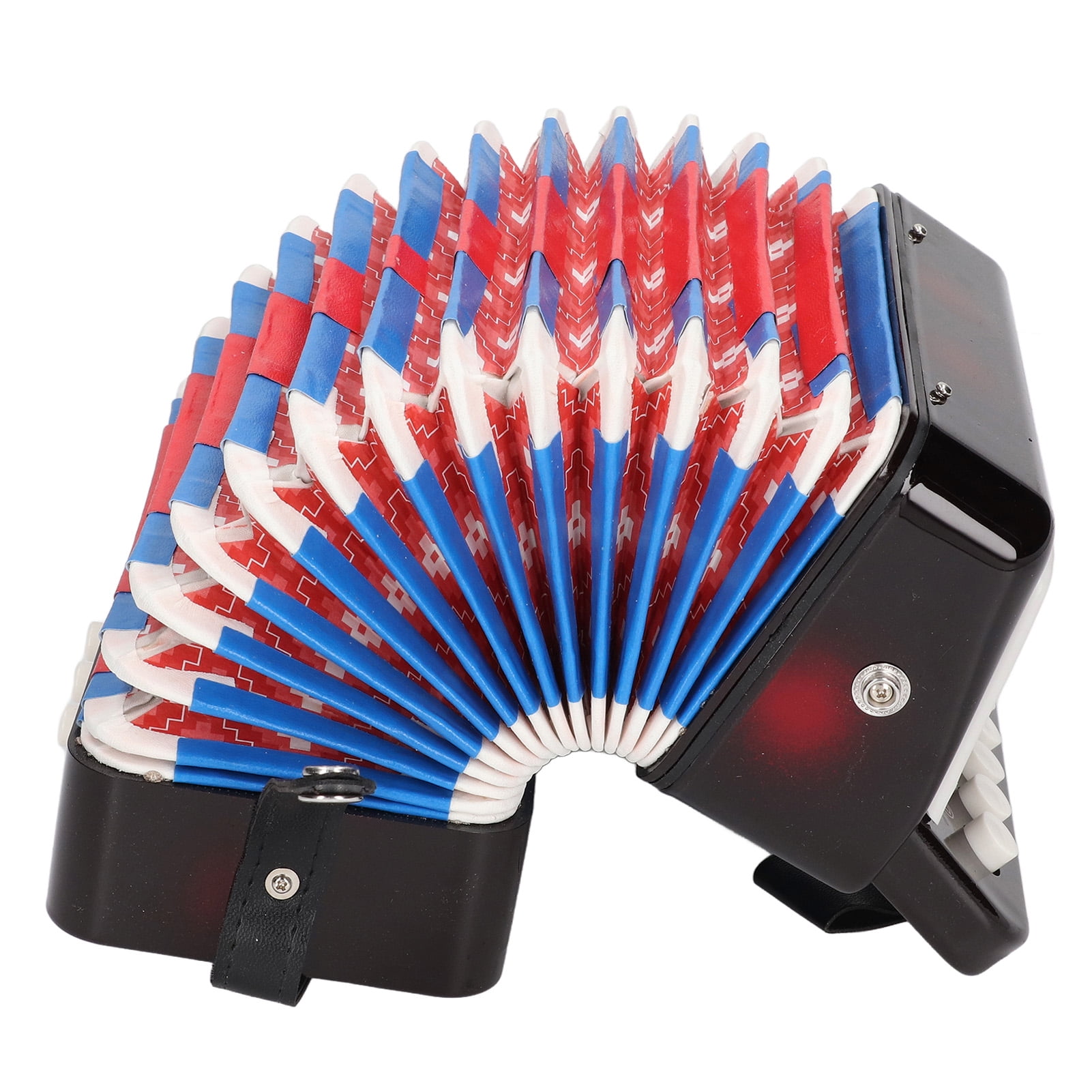 Accordéon 10 Touches Pour Enfants Débutants - Instrument Musical Portable, 14 Notes, Guide D'Apprentissage Inclus