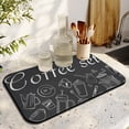 thumbnail image 3 of Diatom Mud Coffee Mat Superior Protection for Countertops - Chalkboard Style, Absorbent, Waterproof - Great for Coffee Bar Stations, 19.5x12in, 3 of 7