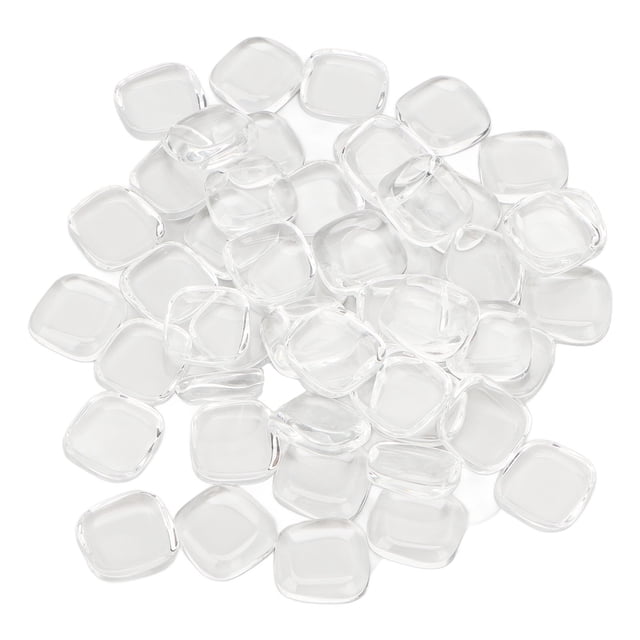 Tarjeta de color de uñas BuyWeekMX Juego de 50 piezas Transparente Vidrio