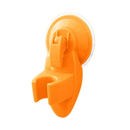 

MRULIB tools Household Suction Cup Shower Head Shower Head Fixed Seat Shower Bracket Shower Orange
