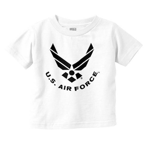 US Air Force USAF Fly Fight Emblem Toddler Boy Girl T Shirt Infant Toddler Brisco Brands 12M