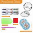 thumbnail image 4 of Cuadros Decorativos DIY Diamond Art Vanity Mirror Handheld Beginner Arts Crafts Regalos (067) Wdftyju embutido en tela, 4 of 8