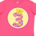 thumbnail image 4 of Inktastic Princess 3rd Birthday Girls Toddler T-Shirt, 4 of 5