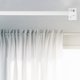 thumbnail image 5 of Barras de tensión resistentes para cortinas, para dormitorio, baño, sala de estar, ventana, barra telescópica para colgar ropa, hierro blanco, 5 of 6
