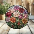 thumbnail image 3 of Birth Month Flower Stained Glass Suncatcher, Perfect Memorial Gift, Grandma's Garden, Mother's Day Surprise, or Birthday Present for Friends, 3 of 6