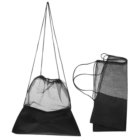 LOLIPPYY 2-Pack Black Oxford Cloth Basketball Bags with Multi-Functional Design for Casual Players and Fan Gear