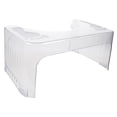 thumbnail image 4 of Minkissy Potty Foot Stool for Kids Anti-skid Plastic Transparent Comfortable Stepping Bathroom Use 1Pcs, 4 of 6