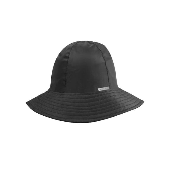Black Reversible Rain Or Sun Style Bucket Hat